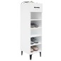 vidaXL Schuhschrank Hochglanz-Weiß 30x35x105 cm Holzwerkstoff vidaXL Schuhschrank Hochglanz-Weiß 30x35x105 cm Holzwerkstoff