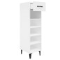 vidaXL Schuhschrank Hochglanz-Weiß 30x35x105 cm Holzwerkstoff vidaXL Schuhschrank Hochglanz-Weiß 30x35x105 cm Holzwerkstoff