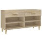 vidaXL Schuhschrank Sonoma-Eiche 102x35x55 cm Holzwerkstoff vidaXL Schuhschrank Sonoma-Eiche 102x35x55 cm Holzwerkstoff