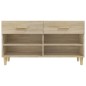 vidaXL Schuhschrank Sonoma-Eiche 102x35x55 cm Holzwerkstoff vidaXL Schuhschrank Sonoma-Eiche 102x35x55 cm Holzwerkstoff