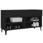 vidaXL Schuhschrank Schwarz 102x35x55 cm Holzwerkstoff vidaXL Schuhschrank Schwarz 102x35x55 cm Holzwerkstoff