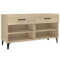vidaXL Schuhschrank Sonoma-Eiche 102x35x55 cm Holzwerkstoff vidaXL Schuhschrank Sonoma-Eiche 102x35x55 cm Holzwerkstoff