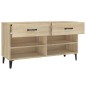 vidaXL Schuhschrank Sonoma-Eiche 102x35x55 cm Holzwerkstoff vidaXL Schuhschrank Sonoma-Eiche 102x35x55 cm Holzwerkstoff
