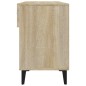 vidaXL Schuhschrank Sonoma-Eiche 102x35x55 cm Holzwerkstoff vidaXL Schuhschrank Sonoma-Eiche 102x35x55 cm Holzwerkstoff