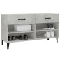 vidaXL Schuhschrank Betongrau 102x35x55 cm Holzwerkstoff vidaXL Schuhschrank Betongrau 102x35x55 cm Holzwerkstoff