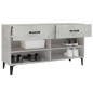 vidaXL Schuhschrank Betongrau 102x35x55 cm Holzwerkstoff vidaXL Schuhschrank Betongrau 102x35x55 cm Holzwerkstoff