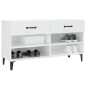 vidaXL Schuhschrank Hochglanz-Weiß 102x35x55 cm Holzwerkstoff vidaXL Schuhschrank Hochglanz-Weiß 102x35x55 cm Holzwerkstoff