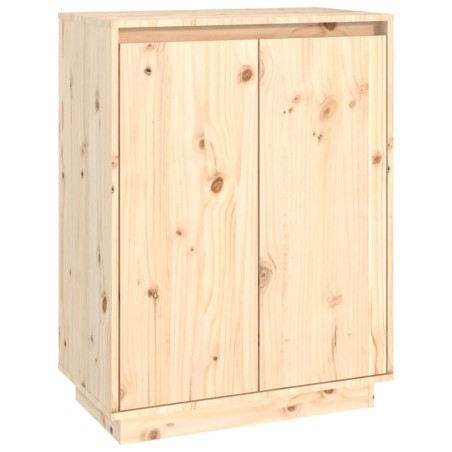 vidaXL Schuhschrank 60x35x80 cm Massivholz Kiefer