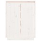vidaXL Schuhschrank Weiß 60x35x80 cm Massivholz Kiefer vidaXL Schuhschrank Weiß 60x35x80 cm Massivholz Kiefer