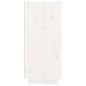 vidaXL Schuhschrank Weiß 60x35x80 cm Massivholz Kiefer vidaXL Schuhschrank Weiß 60x35x80 cm Massivholz Kiefer