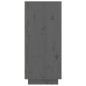 vidaXL Schuhschrank Grau 60x35x80 cm Massivholz Kiefer vidaXL Schuhschrank Grau 60x35x80 cm Massivholz Kiefer
