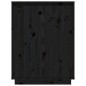 vidaXL Schuhschrank Schwarz 60x35x80 cm Massivholz Kiefer vidaXL Schuhschrank Schwarz 60x35x80 cm Massivholz Kiefer
