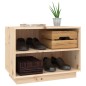 vidaXL Schuhregal 60x34x45 cm Massivholz Kiefer vidaXL Schuhregal 60x34x45 cm Massivholz Kiefer