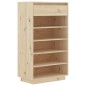 vidaXL Schuhregal 60x34x105 cm Massivholz Kiefer vidaXL Schuhregal 60x34x105 cm Massivholz Kiefer
