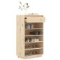 vidaXL Schuhregal 60x34x105 cm Massivholz Kiefer vidaXL Schuhregal 60x34x105 cm Massivholz Kiefer
