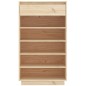 vidaXL Schuhregal 60x34x105 cm Massivholz Kiefer vidaXL Schuhregal 60x34x105 cm Massivholz Kiefer