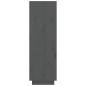 vidaXL Schuhregal Grau 60x34x105 cm Massivholz Kiefer vidaXL Schuhregal Grau 60x34x105 cm Massivholz Kiefer