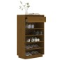 vidaXL Schuhregal Honigbraun 60x34x105 cm Massivholz Kiefer vidaXL Schuhregal Honigbraun 60x34x105 cm Massivholz Kiefer