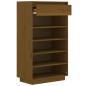 vidaXL Schuhregal Honigbraun 60x34x105 cm Massivholz Kiefer vidaXL Schuhregal Honigbraun 60x34x105 cm Massivholz Kiefer