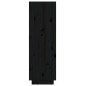 vidaXL Schuhregal Schwarz 60x34x105 cm Massivholz Kiefer vidaXL Schuhregal Schwarz 60x34x105 cm Massivholz Kiefer