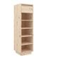 vidaXL Schuhregal 34x30x105 cm Massivholz Kiefer vidaXL Schuhregal 34x30x105 cm Massivholz Kiefer