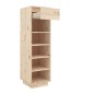 vidaXL Schuhregal 34x30x105 cm Massivholz Kiefer vidaXL Schuhregal 34x30x105 cm Massivholz Kiefer
