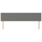 Kopfteile 2 Stk. Dunkelgrau 90x5x78/88 cm Stoff Kopfteile 2 Stk. Dunkelgrau 90x5x78/88 cm Stoff