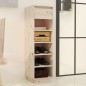 vidaXL Schuhregal 34x30x105 cm Massivholz Kiefer vidaXL Schuhregal 34x30x105 cm Massivholz Kiefer