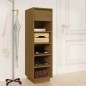 vidaXL Schuhregal Honigbraun 30x34x105 cm Massivholz Kiefer vidaXL Schuhregal Honigbraun 30x34x105 cm Massivholz Kiefer