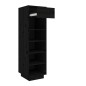 vidaXL Schuhregal Schwarz 34x30x105 cm Massivholz Kiefer vidaXL Schuhregal Schwarz 34x30x105 cm Massivholz Kiefer