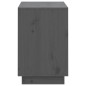vidaXL Schuhregal Grau 110x34x52 cm Massivholz Kiefer vidaXL Schuhregal Grau 110x34x52 cm Massivholz Kiefer