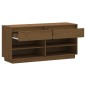 vidaXL Schuhregal Honigbraun 110x34x52 cm Massivholz Kiefer vidaXL Schuhregal Honigbraun 110x34x52 cm Massivholz Kiefer