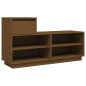 vidaXL Schuhregal Honigbraun 110x34x61 cm Massivholz Kiefer vidaXL Schuhregal Honigbraun 110x34x61 cm Massivholz Kiefer