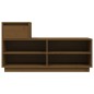 vidaXL Schuhregal Honigbraun 110x34x61 cm Massivholz Kiefer vidaXL Schuhregal Honigbraun 110x34x61 cm Massivholz Kiefer