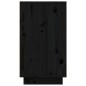 vidaXL Schuhregal Schwarz 110x34x61 cm Massivholz Kiefer vidaXL Schuhregal Schwarz 110x34x61 cm Massivholz Kiefer