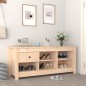 vidaXL Schuhschrank 110x38x45,5 cm Massivholz Kiefer vidaXL Schuhschrank 110x38x45,5 cm Massivholz Kiefer