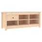 vidaXL Schuhschrank 110x38x45,5 cm Massivholz Kiefer vidaXL Schuhschrank 110x38x45,5 cm Massivholz Kiefer