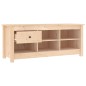 vidaXL Schuhschrank 110x38x45,5 cm Massivholz Kiefer vidaXL Schuhschrank 110x38x45,5 cm Massivholz Kiefer