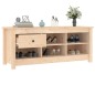 vidaXL Schuhschrank 110x38x45,5 cm Massivholz Kiefer vidaXL Schuhschrank 110x38x45,5 cm Massivholz Kiefer