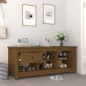 vidaXL Schuhschrank Honigbraun 110x38x45,5 cm Massivholz Kiefer vidaXL Schuhschrank Honigbraun 110x38x45,5 cm Massivholz Kiefer