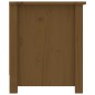 vidaXL Schuhschrank Honigbraun 110x38x45,5 cm Massivholz Kiefer
