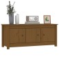 vidaXL Schuhschrank Honigbraun 110x38x45,5 cm Massivholz Kiefer