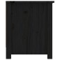 vidaXL Schuhschrank Schwarz 110x38x45,5 cm Massivholz Kiefer vidaXL Schuhschrank Schwarz 110x38x45,5 cm Massivholz Kiefer