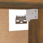 vidaXL Kleiderschrank Räuchereiche 100x32,5x35 cm Holzwerkstoff vidaXL Kleiderschrank Räuchereiche 100x32,5x35 cm Holzwerkstoff