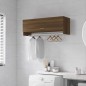 vidaXL Kleiderschrank Braun Eichen-Optik 100x32,5x35 cm Holzwerkstoff vidaXL Kleiderschrank Braun Eichen-Optik 100x32,5x35 cm Holzwerkstoff