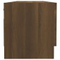 vidaXL Kleiderschrank Braun Eichen-Optik 100x32,5x35 cm Holzwerkstoff vidaXL Kleiderschrank Braun Eichen-Optik 100x32,5x35 cm Holzwerkstoff