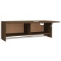 vidaXL Kleiderschrank Braun Eichen-Optik 100x32,5x35 cm Holzwerkstoff vidaXL Kleiderschrank Braun Eichen-Optik 100x32,5x35 cm Holzwerkstoff