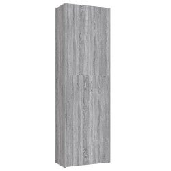 vidaXL Büroschrank Grau Sonoma 60x32x190 cm Holzwerkstoff