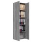 vidaXL Büroschrank Grau Sonoma 60x32x190 cm Holzwerkstoff vidaXL Büroschrank Grau Sonoma 60x32x190 cm Holzwerkstoff