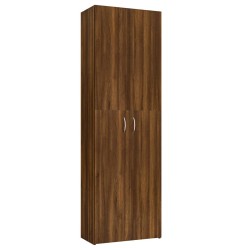 vidaXL Büroschrank Braun Eichen-Optik 60x32x190 cm Holzwerkstoff
